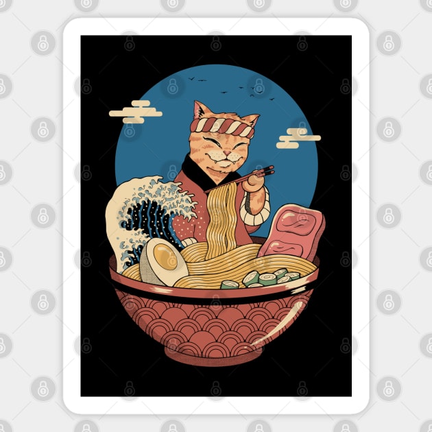 Catana Ramen Wave Magnet by Vincent Trinidad Art